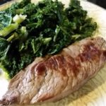 steak skillet kale
