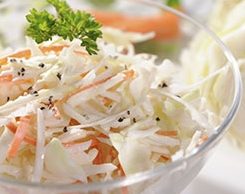 clean greek yogurt coleslaw