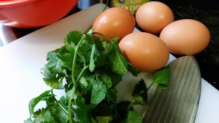 eggs and italian parsley