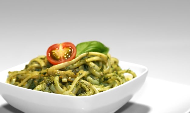 Spring Pesto Gluten-Free Spaghetti